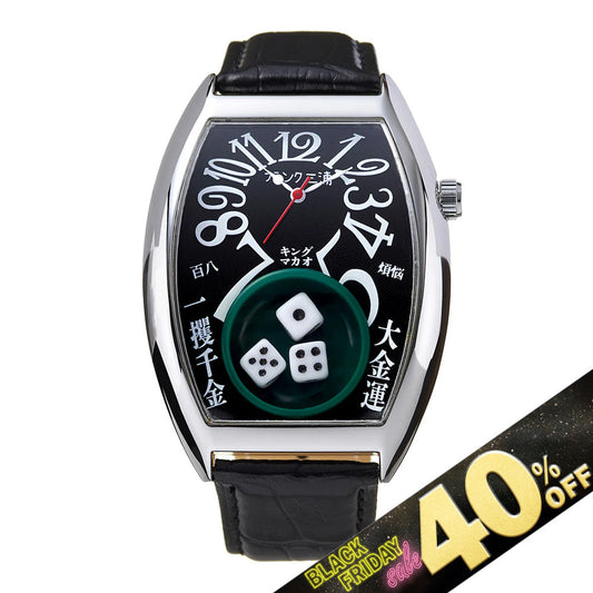 『40%OFF BLACK FRIDAY SALE』 [フランク三浦] 腕時計 キングマカオ Gamble Watch ブラック FM12-SVBK