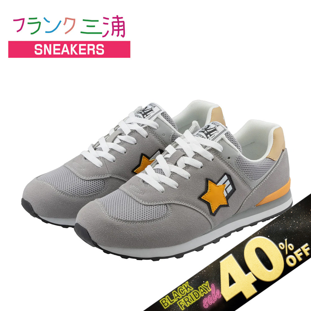 『40%OFF BLACK FRIDAY SALE』 [フランク三浦] スニーカー footwear シルバー オレンジ FM30-SVOR