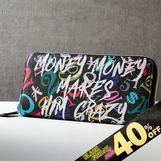 『40%OFF BLACK FRIDAY SALE』 [フランク三浦] 奇跡の財布 メンズ レディース レインボー ビリオネアブラック FMS01-OPCRB