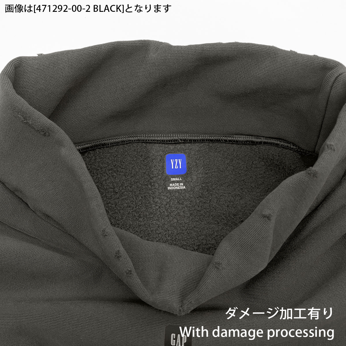 YEEZY × GAP ENGINEERED BY BALENCIAGA 03 HIGH NECK SWEATER ZJ23 471292-01-2 DARK BLUE 1