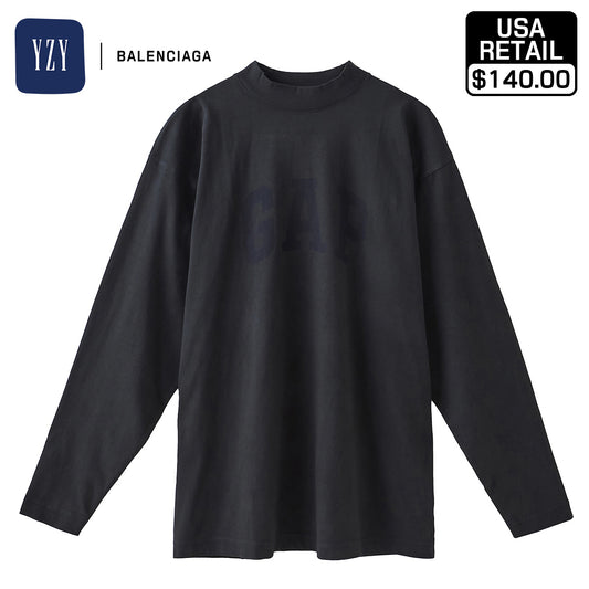 [Shipped in early February 2024] YEEZY × GAP ENGINEERED BY BALENCIAGA 10A DOVE LS TEE471305-02-2 BLACK25 