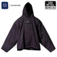 [20% OFF SPRING SALE] YEEZY × GAP ENGINEERED BY BALENCIAGA 12 SATEEN HOODED PULLOVER 471395-00-2 TRUE BLACK