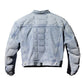 YEEZY × GAP ENGINEERED BY BALENCIAGA 83A PADDED DENIM JACKET BLUE WASH 472901-00-2 LIGHT WASH INDIGO 118