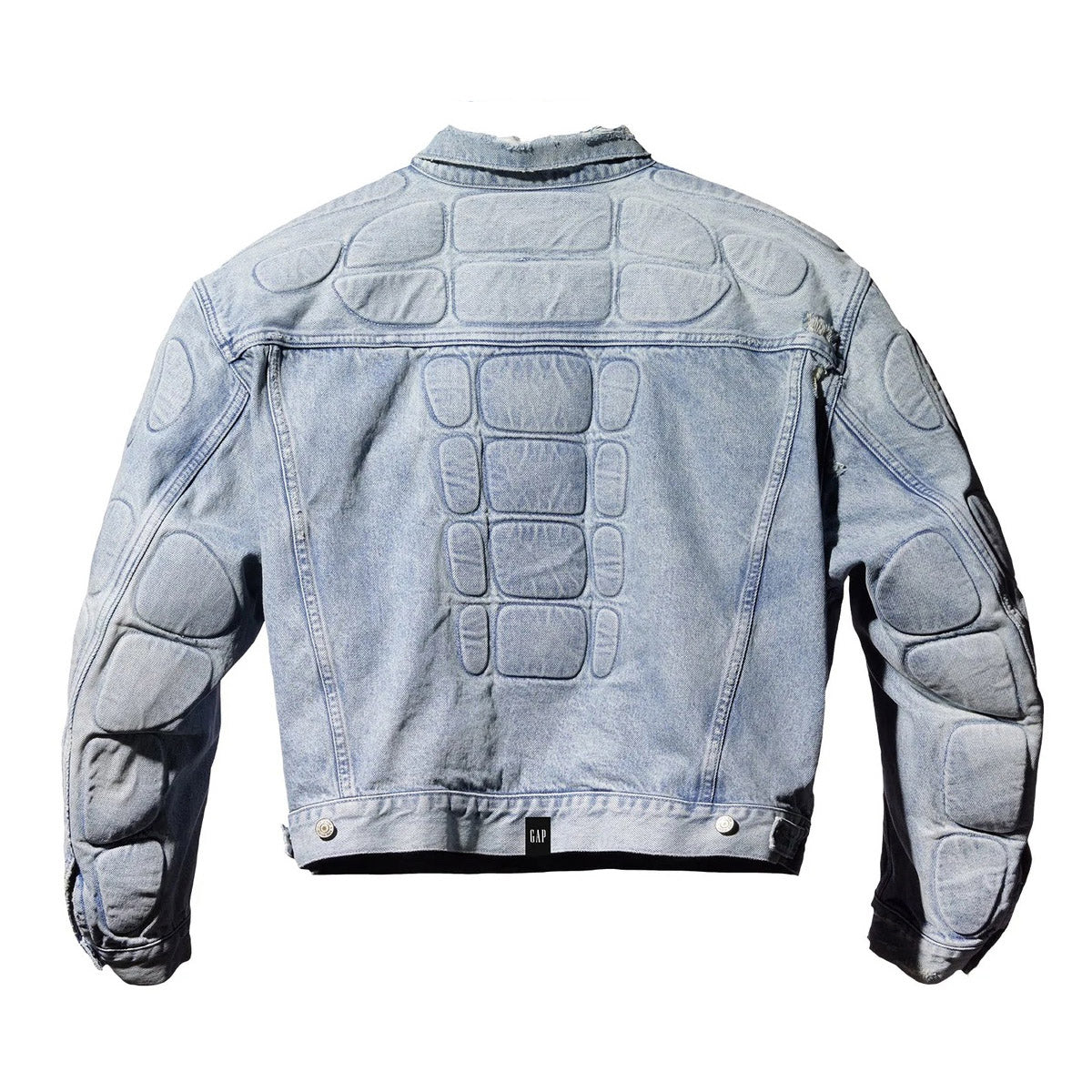 YEEZY × GAP ENGINEERED BY BALENCIAGA 83A PADDED DENIM JACKET BLUE WASH 472901-00-2 LIGHT WASH INDIGO 118