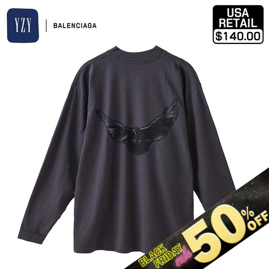 『50%OFF BLACK FRIDAY SALE』 [YEEZY × GAP ENGINEERED BY BALENCIAGA] 10A DOVE LS TEE 471305-01-2 DARKGREY1