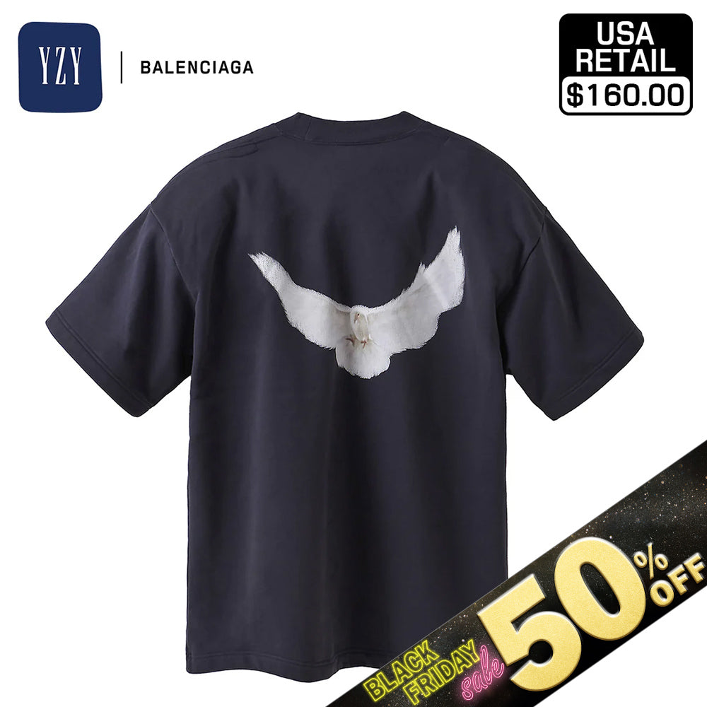 『50%OFF BLACK FRIDAY SALE』 [YEEZY × GAP ENGINEERED BY BALENCIAGA] 14A CROP DOVE FLEECE TEE 471387-02-2 BLACK11 【M サイズ】