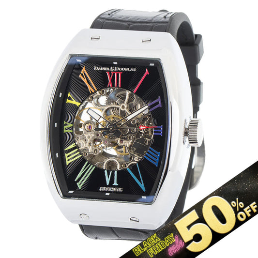 『50%OFF BLACK FRIDAY SALE』 [DANIEL & DOUGLAS] ダニエルアンドダグラス 腕時計 自動巻き DD8808-CRBK