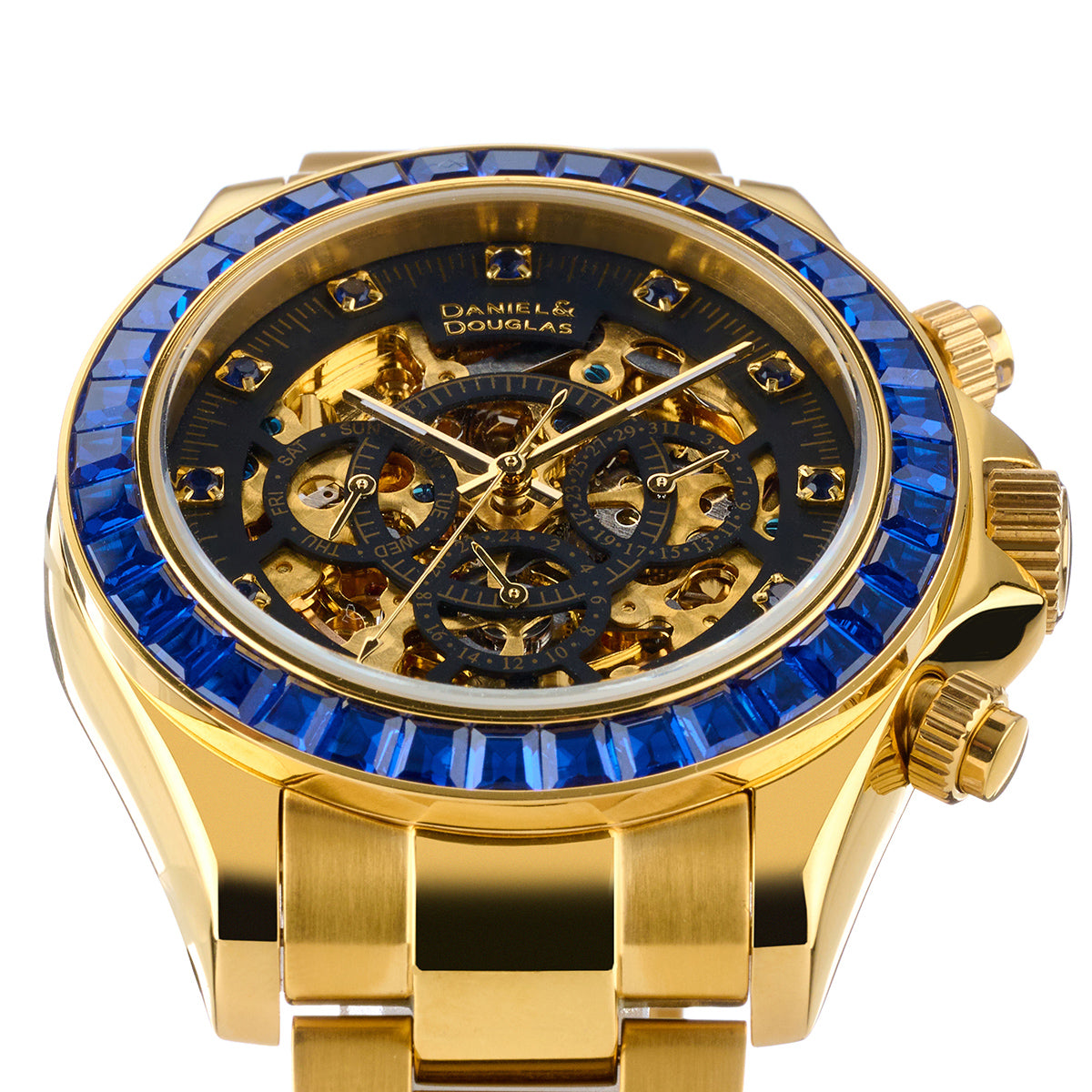 『50%OFF BLACK FRIDAY SALE』 [DANIEL & DOUGLAS] ダニエルアンドダグラス 腕時計 自動巻き DD8802DG-BL3