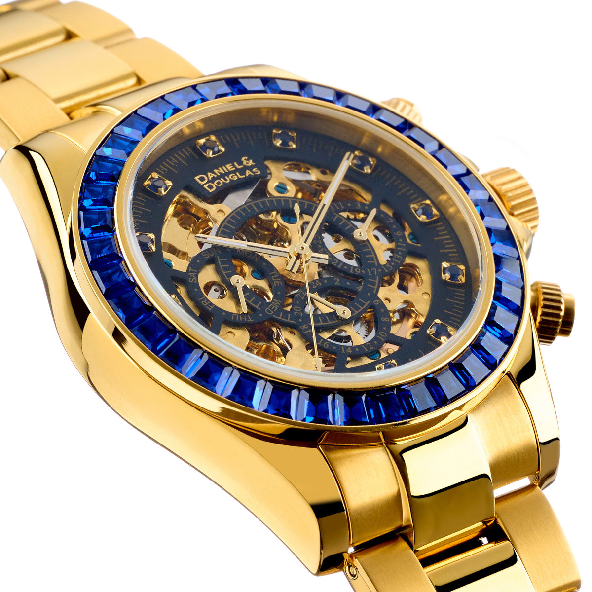 『50%OFF BLACK FRIDAY SALE』 [DANIEL & DOUGLAS] ダニエルアンドダグラス 腕時計 自動巻き DD8802DG-BL3