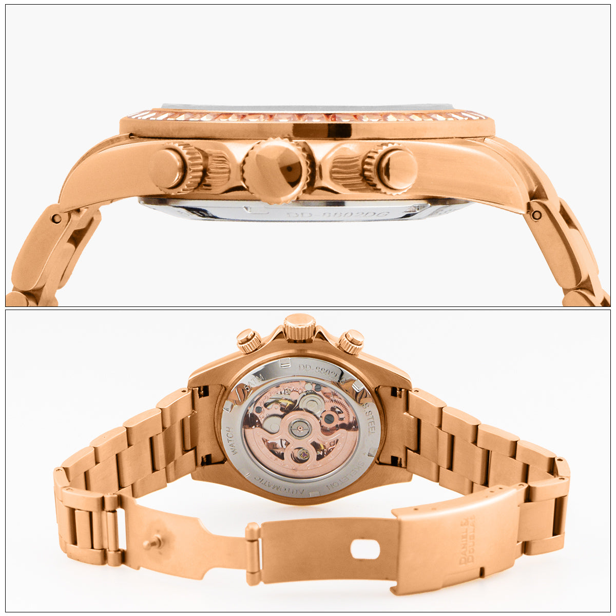 『50%OFF BLACK FRIDAY SALE』 [DANIEL & DOUGLAS] ダニエルアンドダグラス 腕時計 自動巻き DD8812RG-BR3