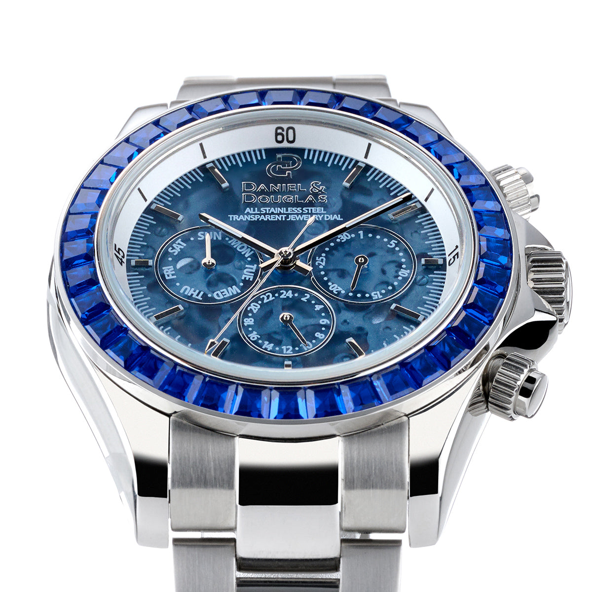 『50%OFF BLACK FRIDAY SALE』 [DANIEL & DOUGLAS] ダニエルアンドダグラス 腕時計 自動巻き DD8812SS-BL