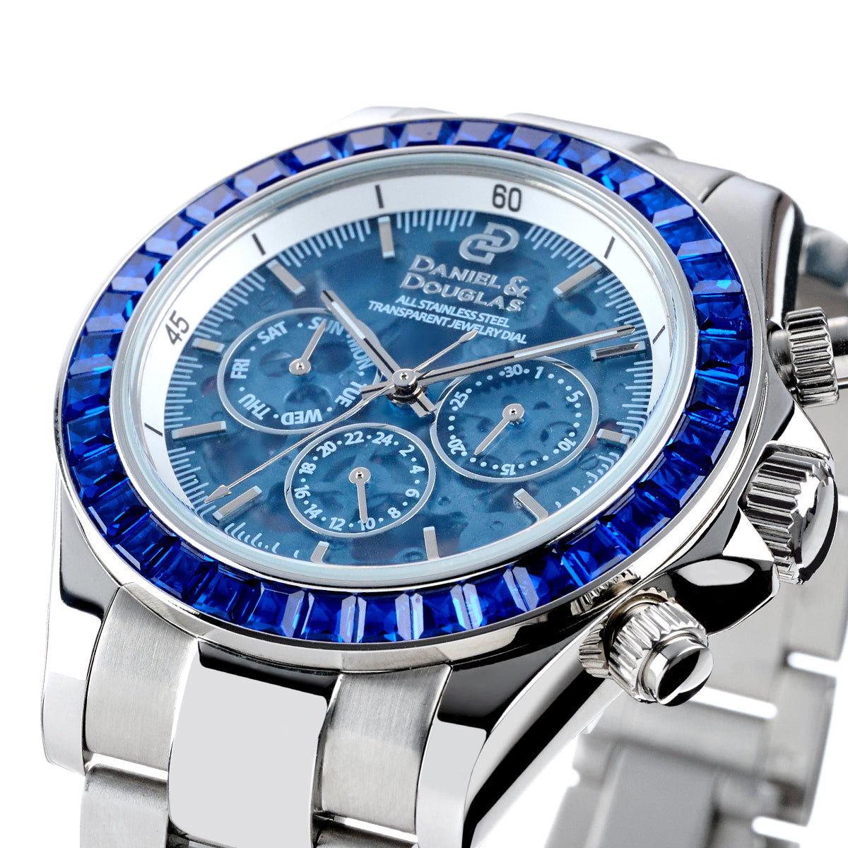 『50%OFF BLACK FRIDAY SALE』 [DANIEL & DOUGLAS] ダニエルアンドダグラス 腕時計 自動巻き DD8812SS-BL