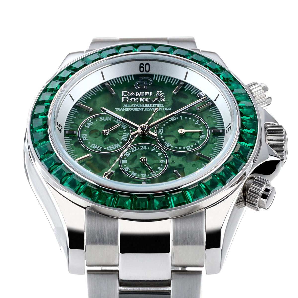 『50%OFF BLACK FRIDAY SALE』 [DANIEL & DOUGLAS] ダニエルアンドダグラス 腕時計 自動巻き DD8812SS-GR