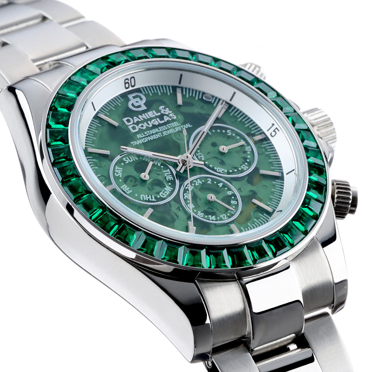 『50%OFF BLACK FRIDAY SALE』 [DANIEL & DOUGLAS] ダニエルアンドダグラス 腕時計 自動巻き DD8812SS-GR