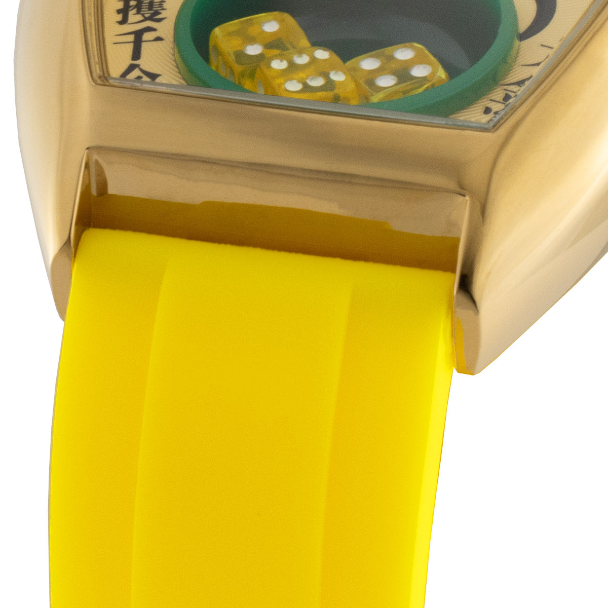 [フランク三浦] 腕時計 キングマカオ Gamble Watch グレートイエロー FM12-GDGDYE