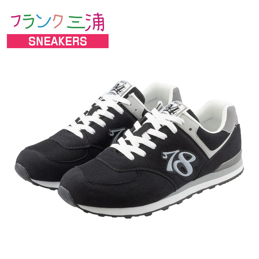 [Pre-order sales scheduled to ship in mid-May 2024] Frank Miura sneakers shoes footwear black silver FM31-BKSV 