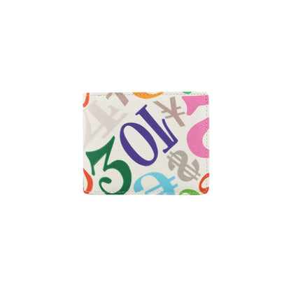 Frank Miura Miracle Wallet, Bifold, Men's and Women's, Rainbow Black and Rainbow White, FMS22