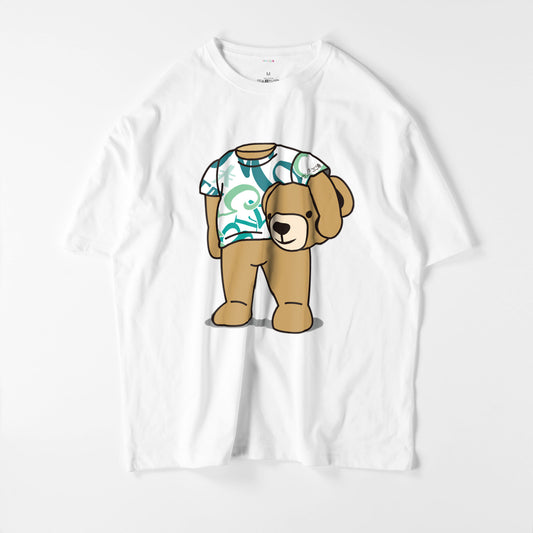 Frank Miura Head Bear T-shirt White FMT-H01WH