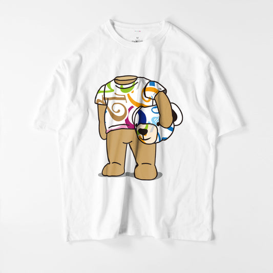 Frank Miura Head Bear T-shirt White FMT-H02WH