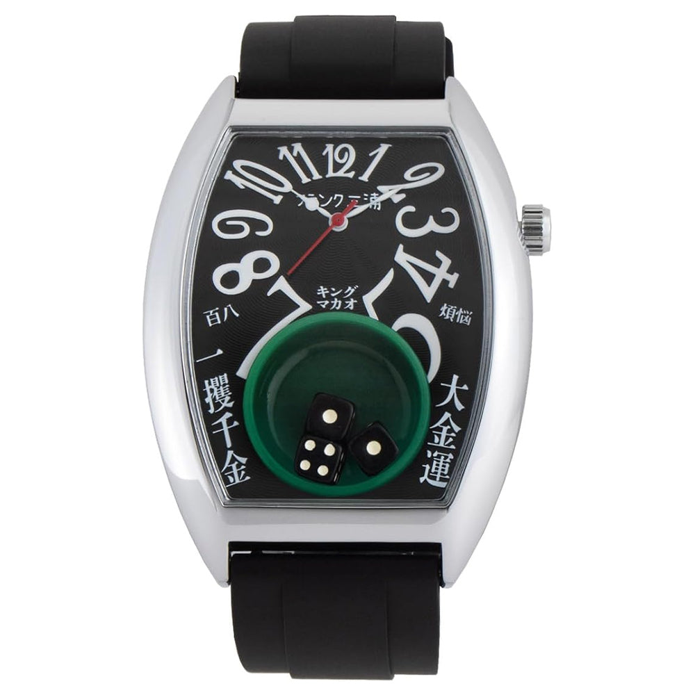 [フランク三浦] 腕時計 キングマカオ Gamble Watch ブラックブラック FM12-SVBKBK