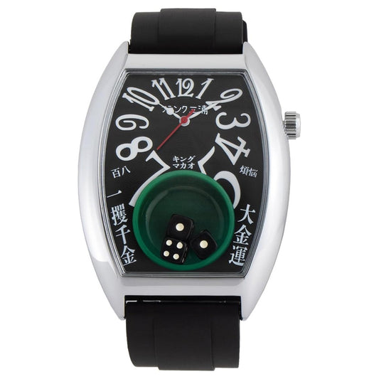 [フランク三浦] 腕時計 キングマカオ Gamble Watch ブラックブラック FM12-SVBKBK