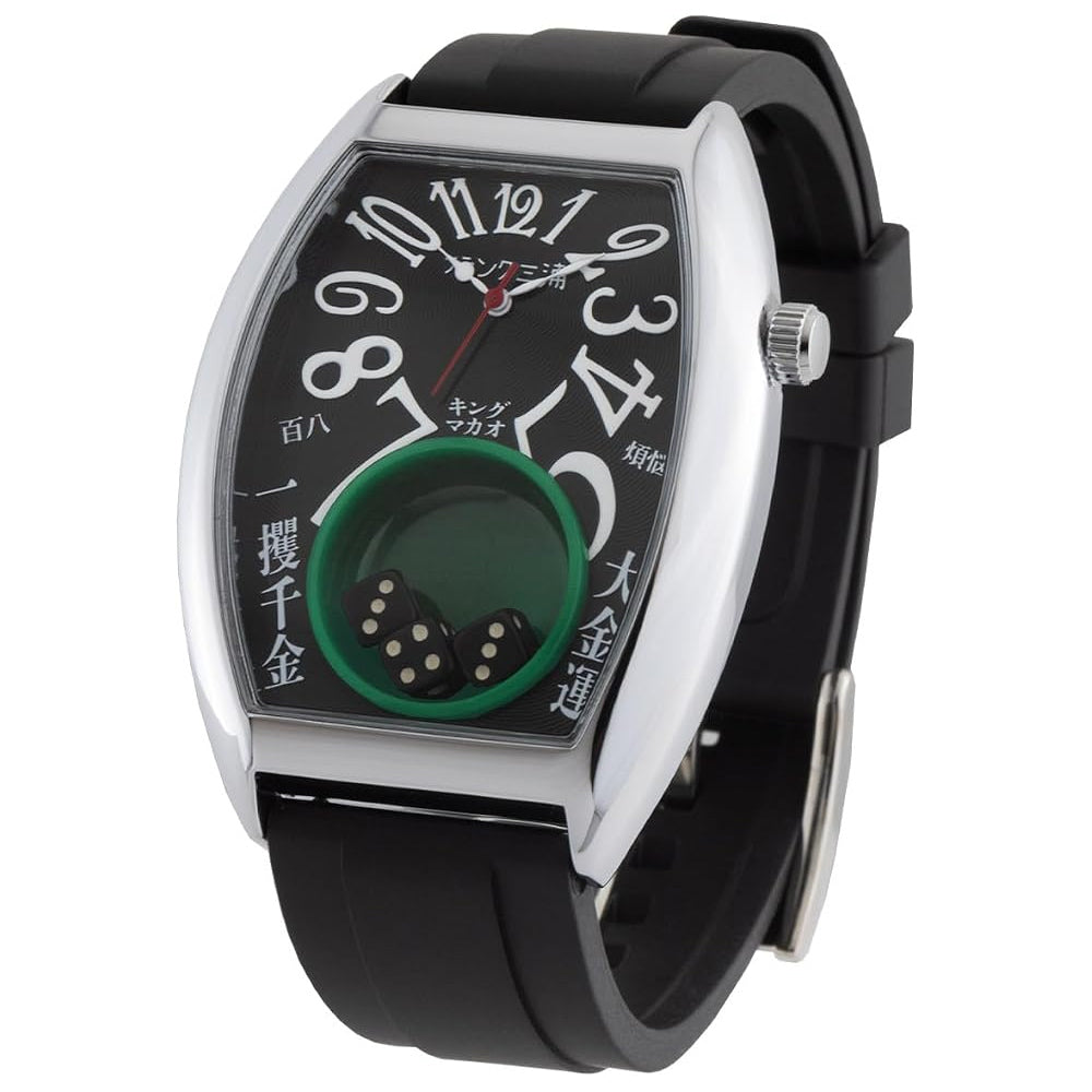 [フランク三浦] 腕時計 キングマカオ Gamble Watch ブラックブラック FM12-SVBKBK