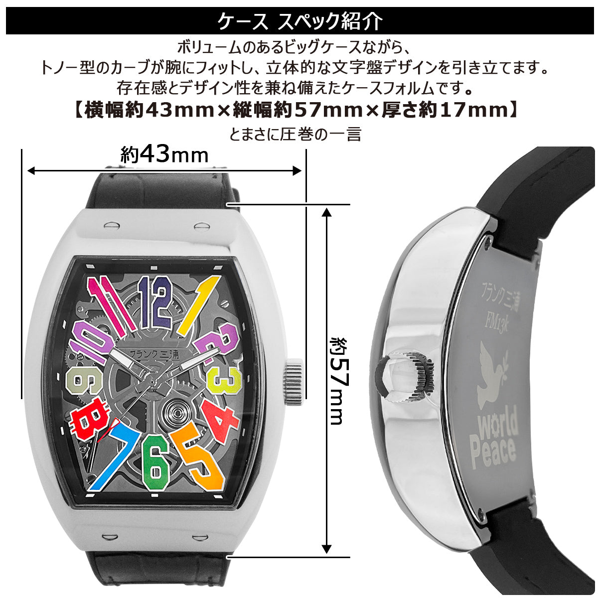 [NEW][フランク三浦] フランク三浦 腕時計 FM13k-SVCR