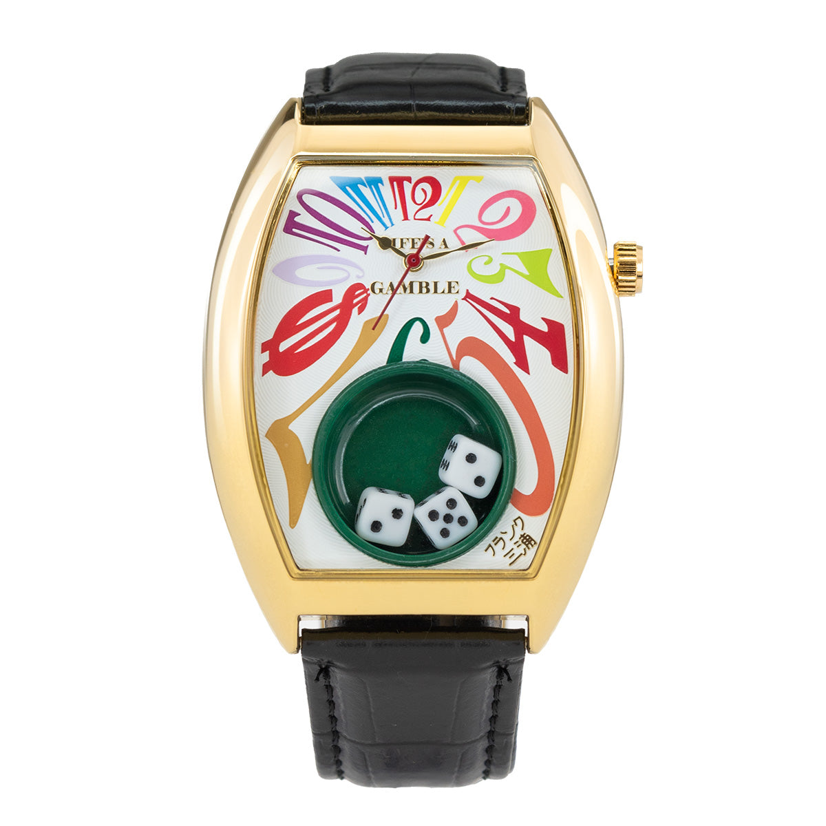 NEWモデル フランク三浦 キングマカオ Gamble Watch FM14-GPCRWH