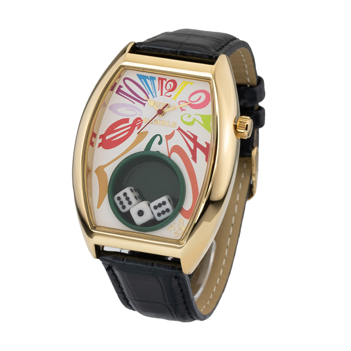 NEW MODEL FRANK MIURA KING MACAO Gamble Watch FM14-GPCRWH 