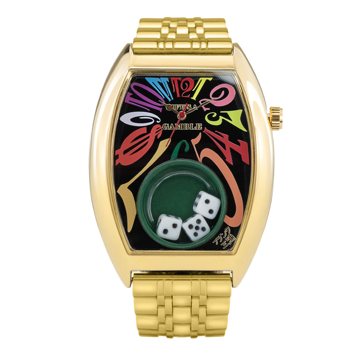 NEWモデル フランク三浦 キングマカオ Gamble Watch FM14-GPGPCRB