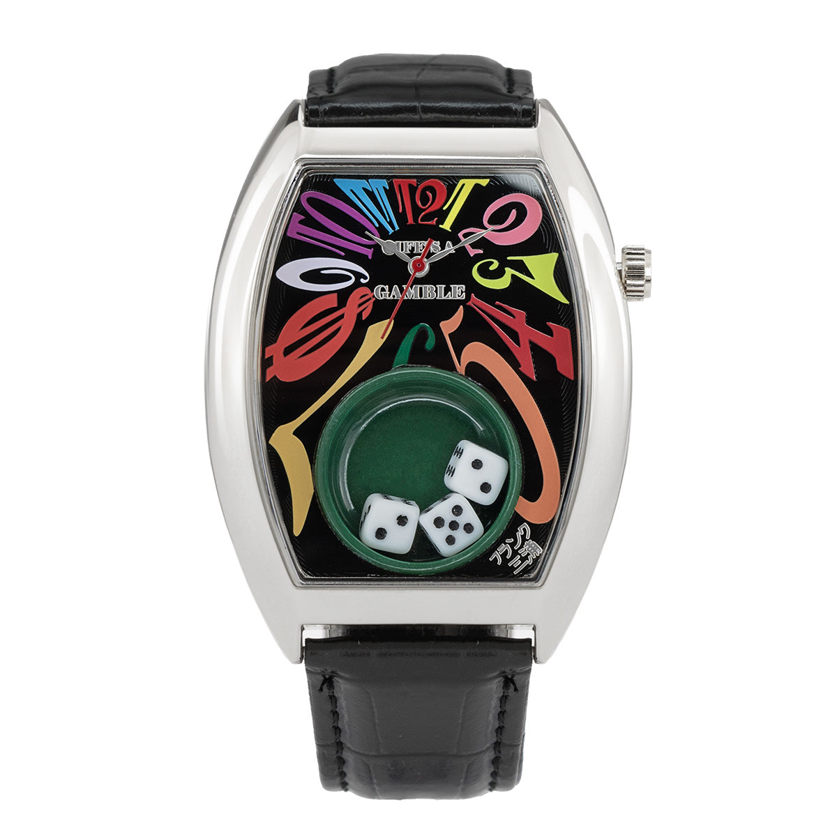 NEWモデル フランク三浦 キングマカオ Gamble Watch FM14-SVCRBK