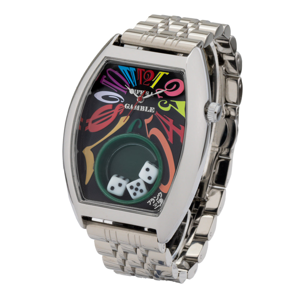 フランク三浦] 腕時計 キングマカオ Gamble Watch メタルバンド