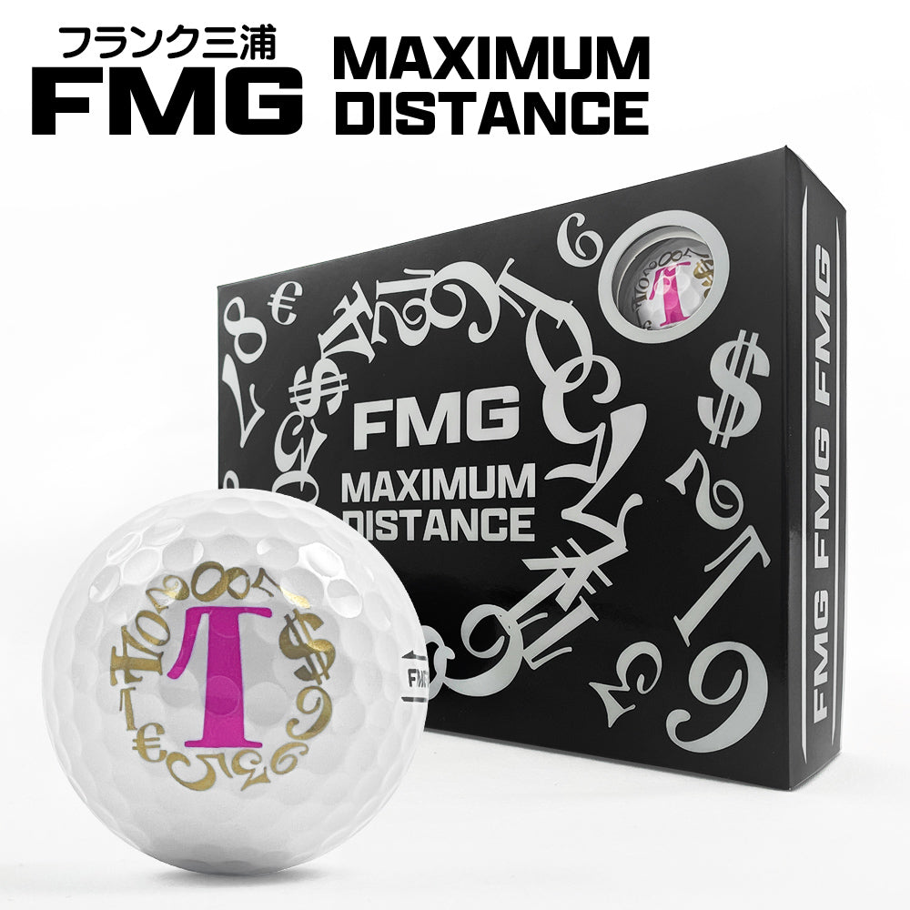 Frank Miura Golf Balls, Pack of 12, FMG-BALL1-WH