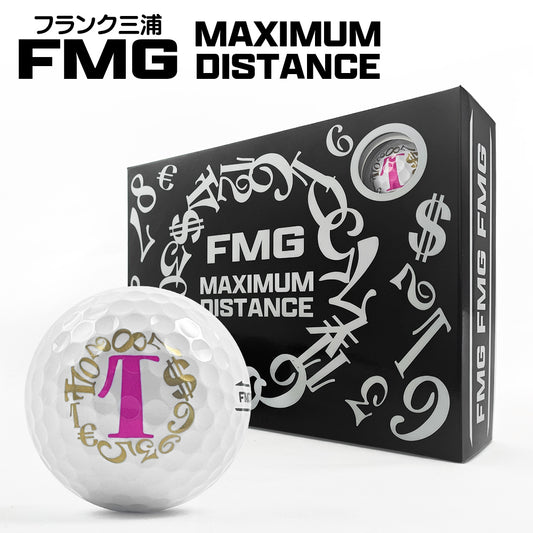 Frank Miura Golf Balls, Pack of 12, FMG-BALL1-WH