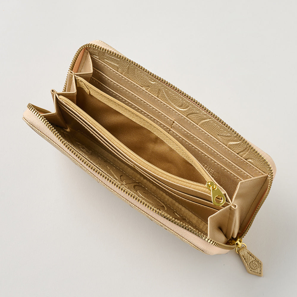 [NEW]『The Pork Face Official License』 [フランク三浦 × THE PORK FACE] 奇跡の財布 メンズ レディース  ゴールド  FMPS-KIN