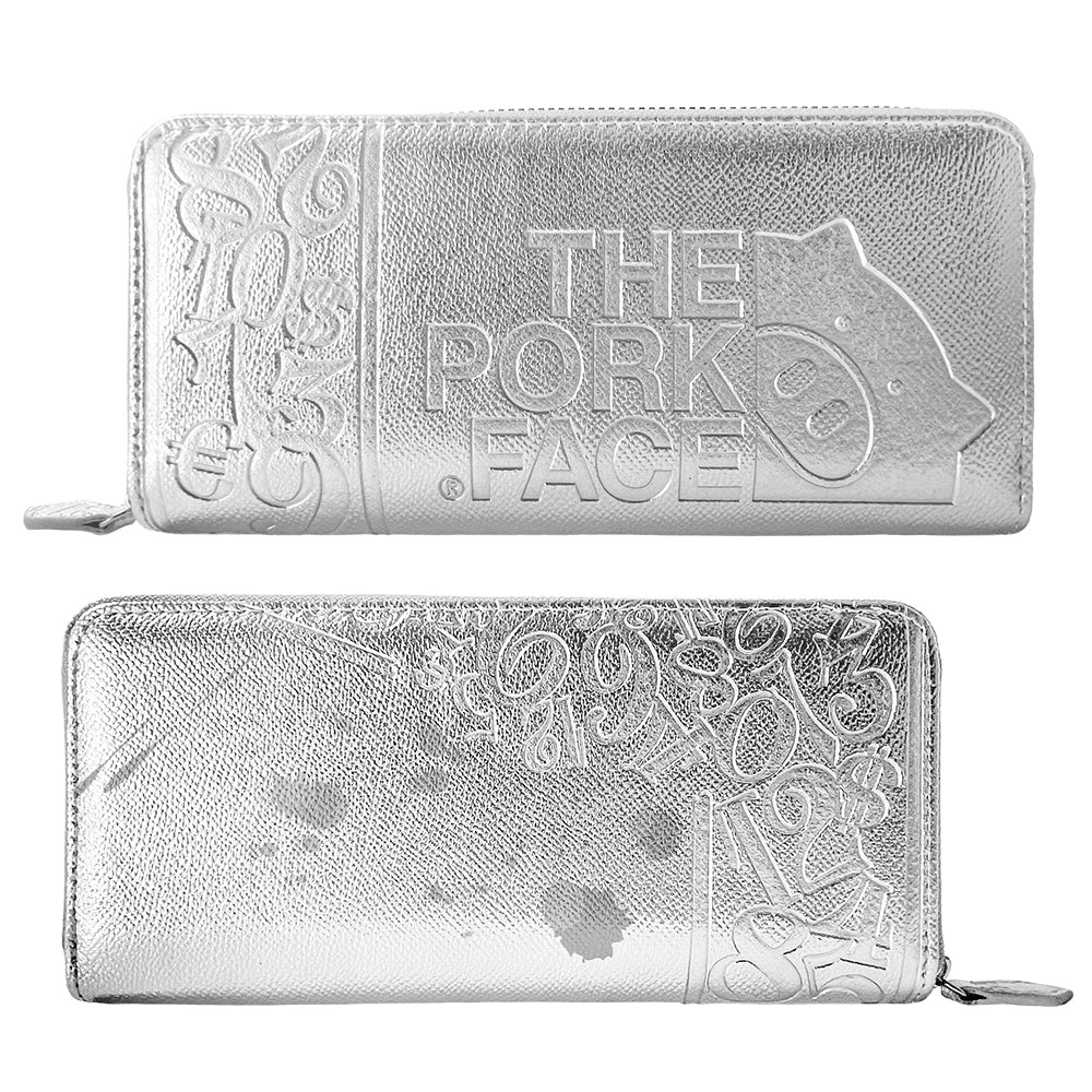 [NEW] "The Pork Face Official License" [Frank Miura × THE PORK FACE] Miracle Wallet for Men and Women Yellow Black Silver FMPS-OUT