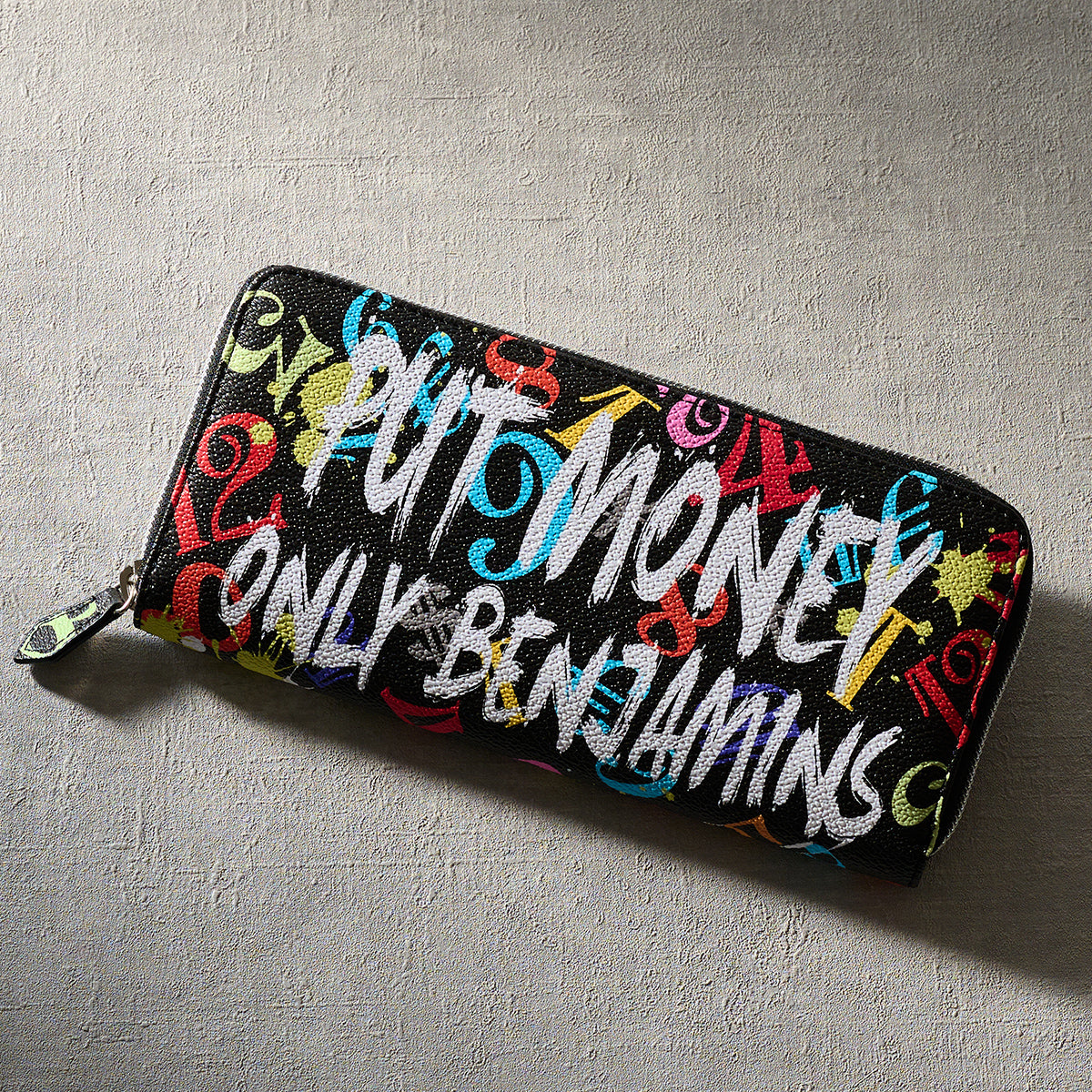 『40%OFF BLACK FRIDAY SALE』 [フランク三浦] 奇跡の財布 メンズ レディース レインボー ベンジャミンブラック FMS01-BNCRB