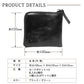 [NEW][フランク三浦] 本革 牛革短い長財布 コンパクト財布 L字財布 ミニマム 薄型 メンズ レディース 財布 ブラック グリーン FMS02-LE