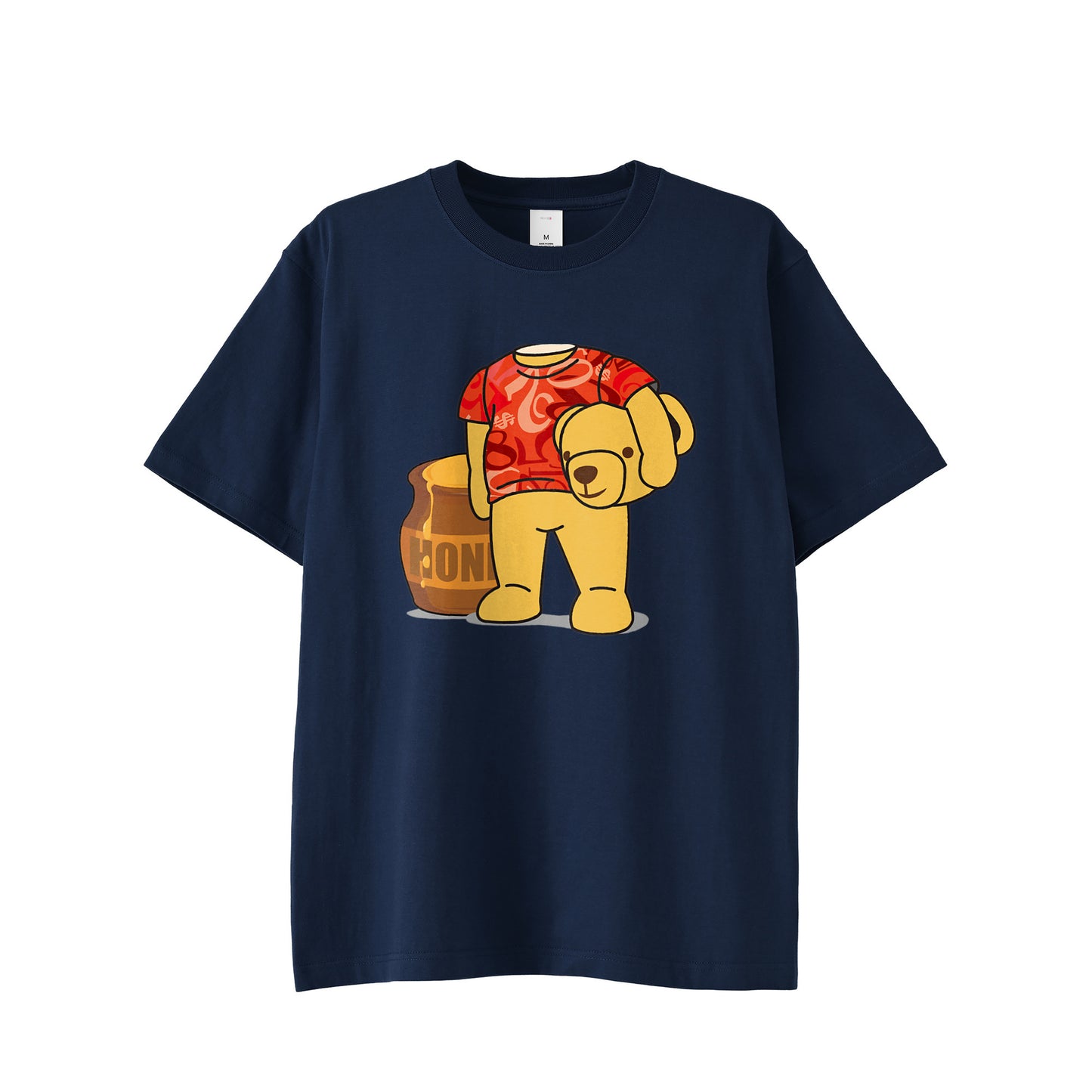 [フランク三浦] Tシャツ ヘッドベア くま はちみつ FMT-H05