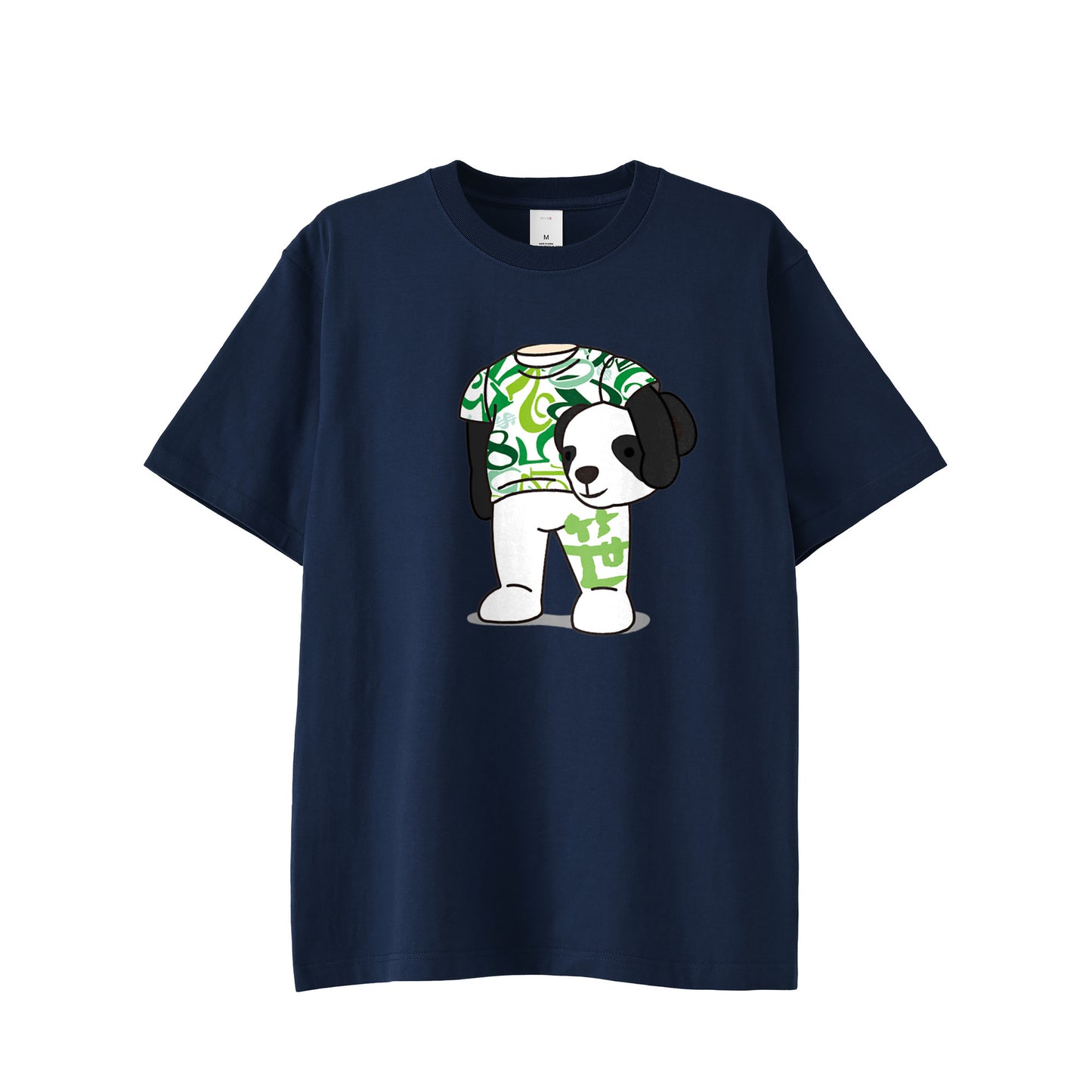 [フランク三浦] Tシャツ ヘッドベア パンダ 笹 FMT-H07