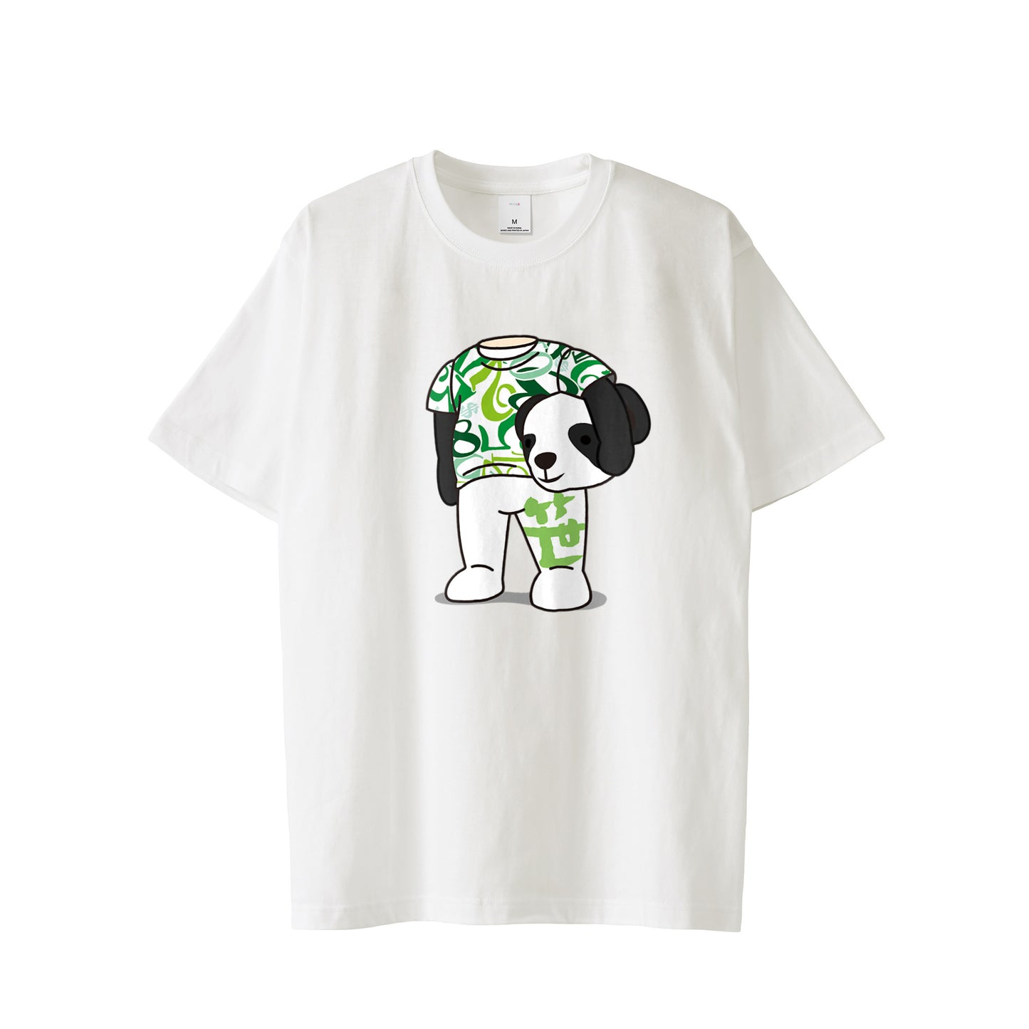 [フランク三浦] Tシャツ ヘッドベア パンダ 笹 FMT-H07