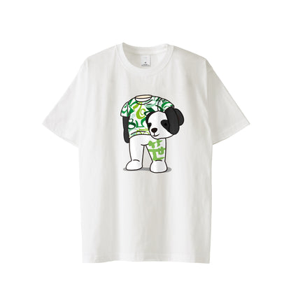 [フランク三浦] Tシャツ ヘッドベア パンダ 笹 FMT-H07
