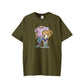[Frank Miura] T-shirt Head Bear Arabesque Brown FMT-H10