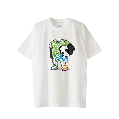 [フランク三浦] Tシャツ ヘッドベア 唐草 パンダ FMT-H12