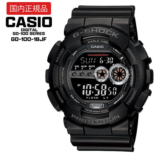【国内正規品】 CASIO DIGITAL GD-100 SERIES GD-100-1BJF