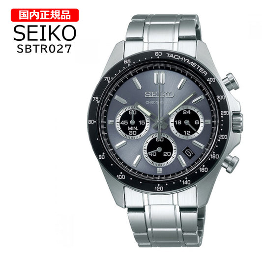 【国内正規品】 SEIKO セイコー セレクション スピリット 腕時計 8Tクロノ SBTR027 メンズ クオーツ アナログ クロノグラフ ステンレス グレー シルバー