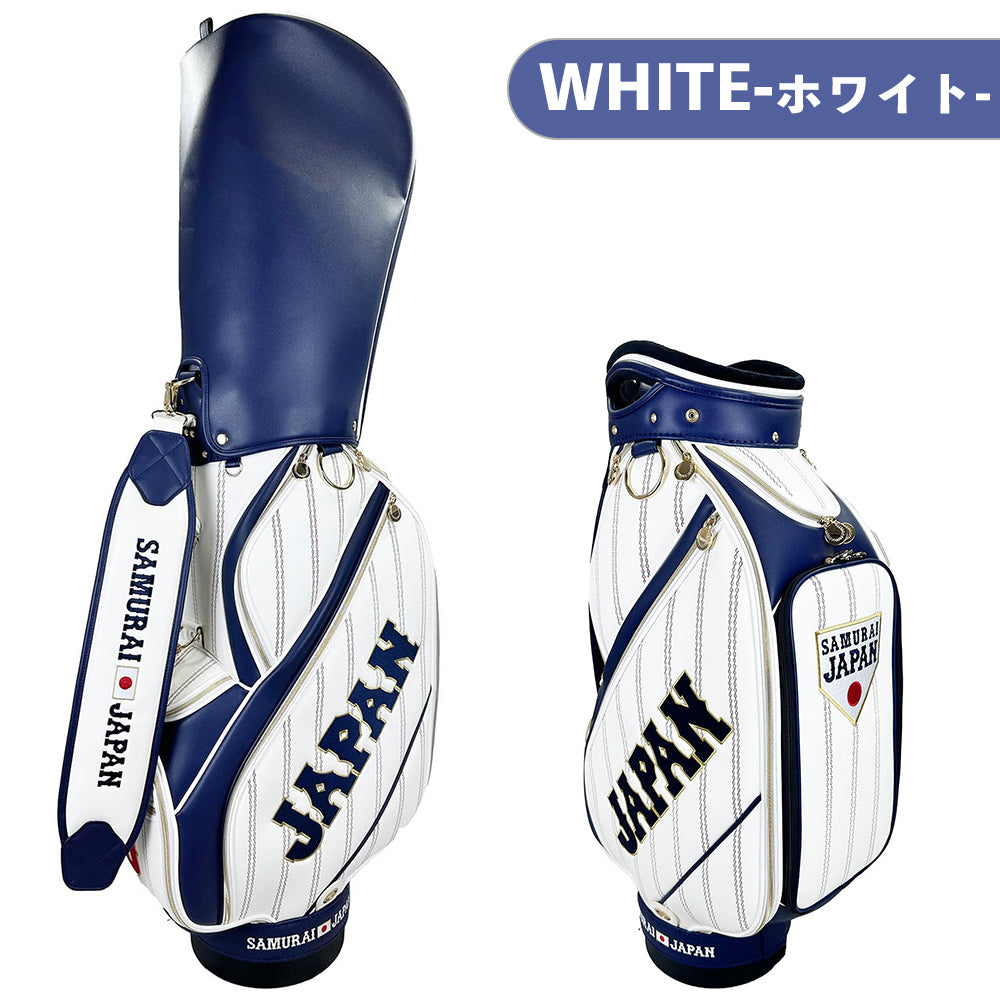 【SAMURAI JAPAN 正規ライセンス】 【2026年モデル】 侍ジャパン キャディバッグ 9.5型 SJCB-6403