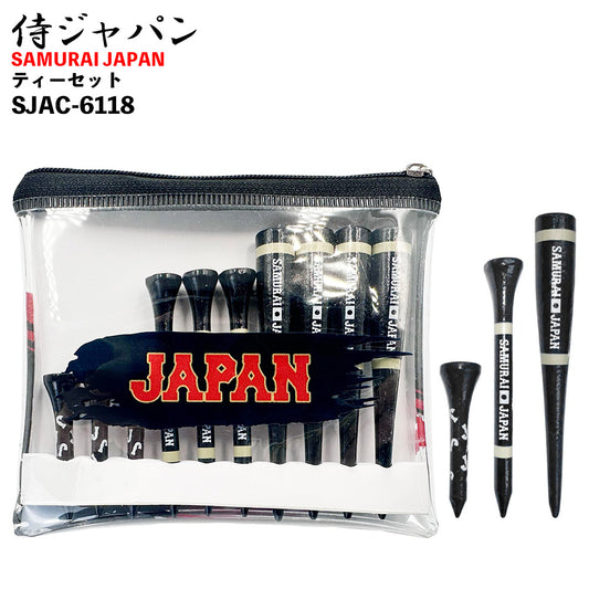 【SAMURAI JAPAN 正規ライセンス】 【2026年モデル】 侍ジャパン ゴルフ ティーセット SJTE-6118