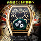 『40%OFF BLACK FRIDAY SALE』 [フランク三浦] 腕時計 キングマカオ Gamble Watch ブラックゴールド FM12-GDBK