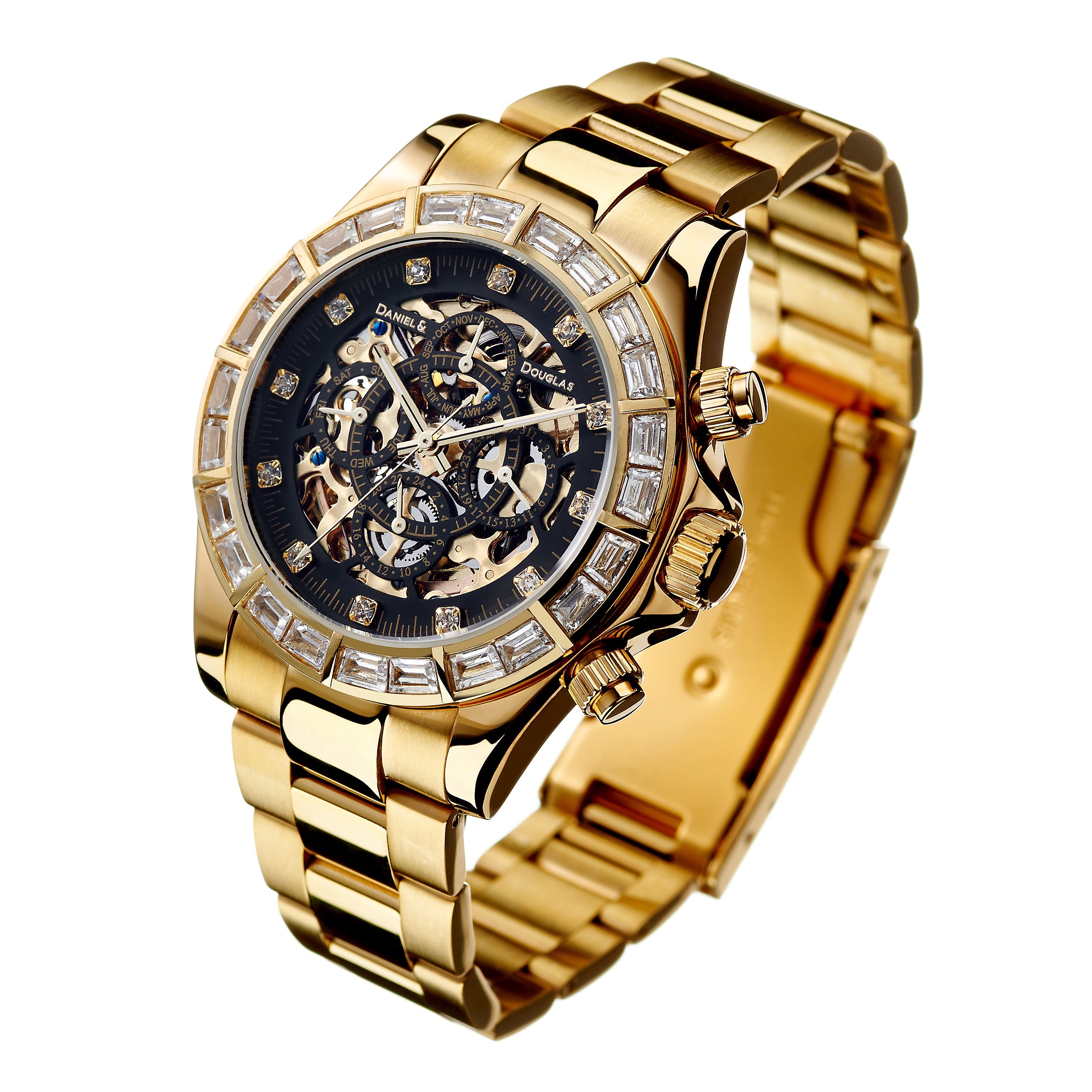 DANIEL & DOUGLAS Daniel and Douglas watch mechanical dd8802dg-bk4